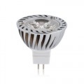 10 Pieces 4W 12V MR16 Super Bright LED Light Bulbs, Cool White, 6000k (More efficient than CFL Fluorescent Energy Saving MR16 Lamps) Perfect Size Retrofit